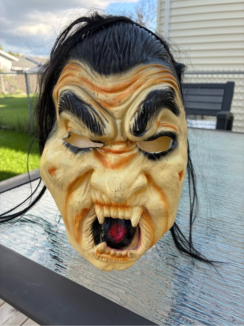 Horror Vampire Dracula Halloween Theatre Face Mask One Size